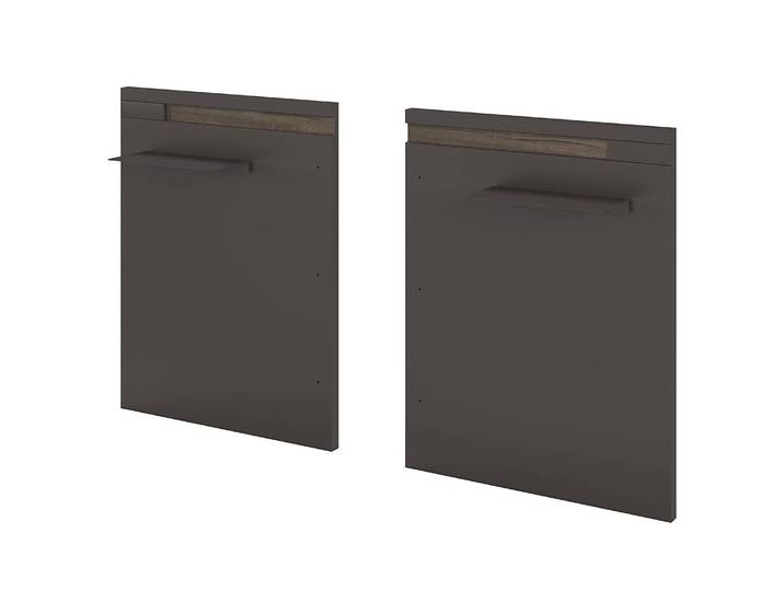 Paneel Luana 64 x 83 x 20cm Schwarz/Graphit ohne Beleuchtung