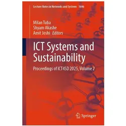 ICT Systems and Sustainability, Fachbücher von Milan Tuba, Amit Joshi, Shyam Akashe
