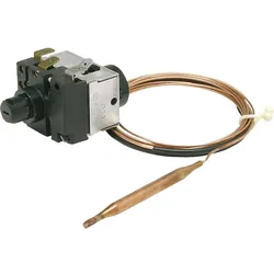 Sicherheitstemperaturbegrenzer zum Einbau JUMO STB 602031/80, fest eingestellt auf 100 °C