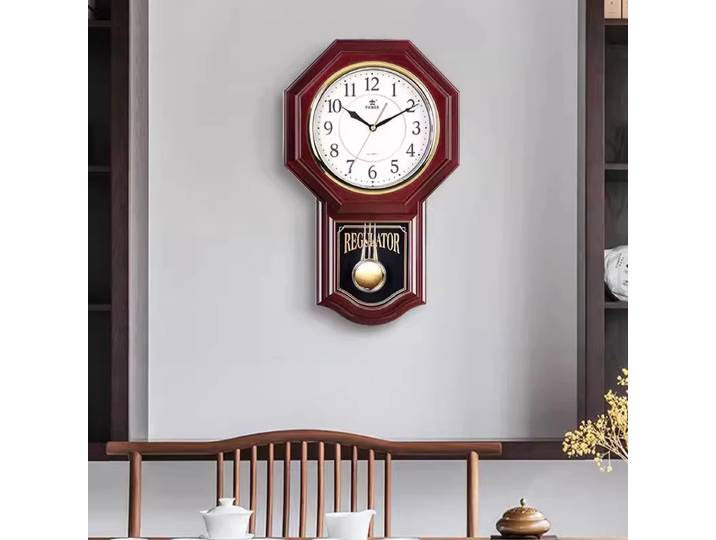 Horloges murales vintage à pendule, numériques, silencieuses, en plastique, grandes horloges murales uniques, horloges à quartz élégantes, montres de luxe, décoration intérieure