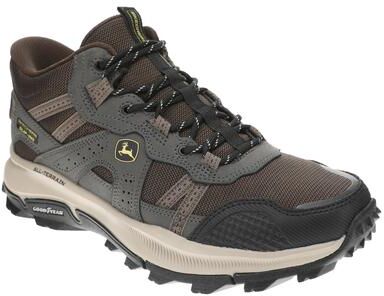 John Deere Built by Skechers Equalizer 5.0 Trail-Row Crop - Mens 8.5 Brown Boot Medium