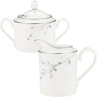 Noritake Birchwood Sugar & Creamer Set