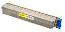 Toner Compatibile per Oki C801N C821N 44643001 Giallo Pagine 7.300