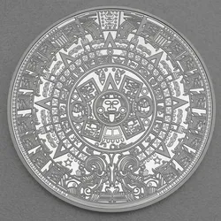 Silbermünze 5oz "Aztekenkalender" 2021 (PP) (Samoa)