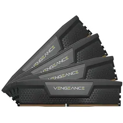 Corsair Vengeance (4 x 16GB, 6000 MHz, DDR5-RAM, DIMM), RAM, Schwarz