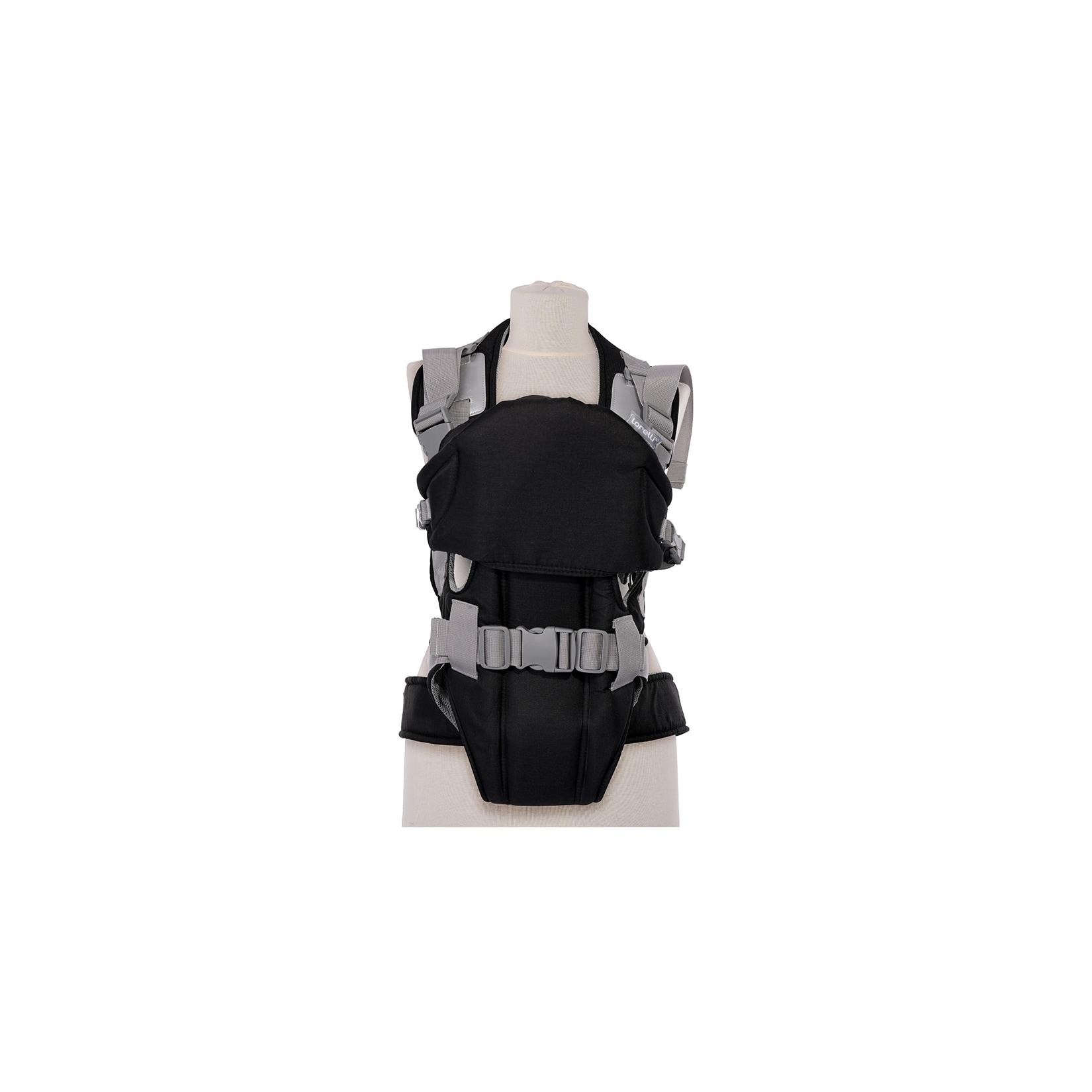 Lorelli Babytrage 3 in 1 Tragehilfe Weekend Bauchtrage 2 Richtungen ab 4 Monate black