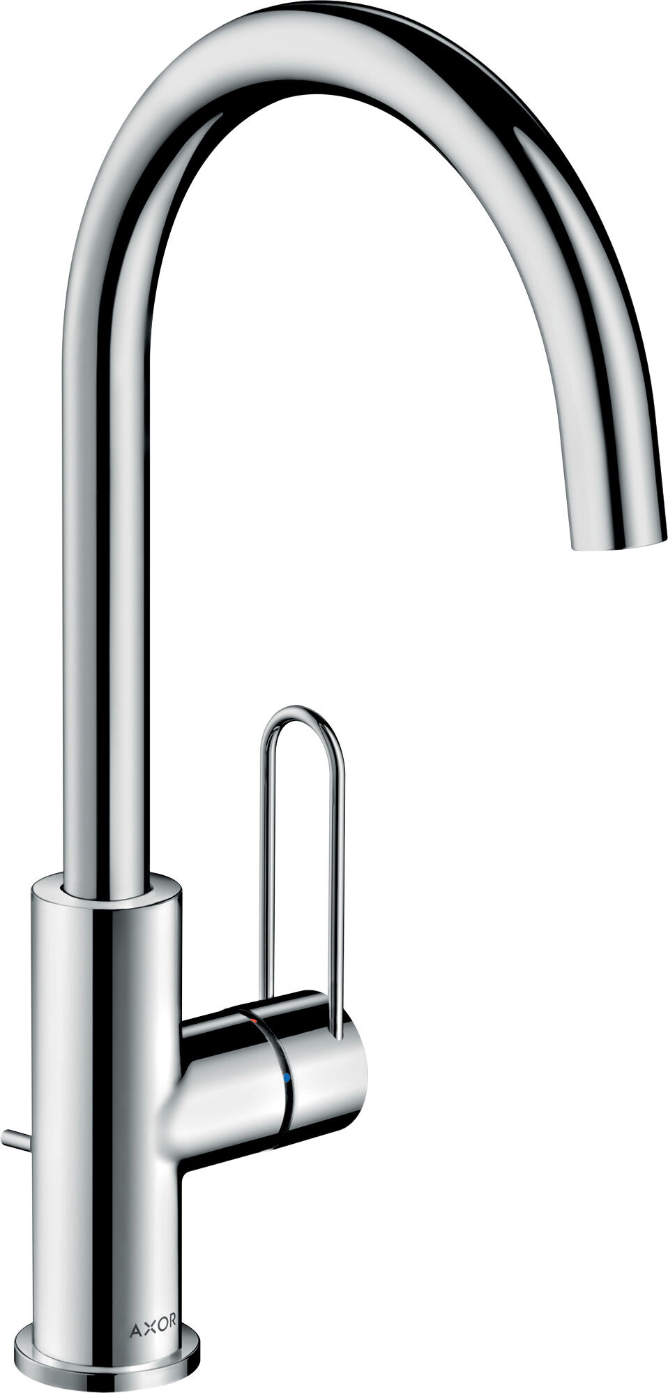 Hansgrohe Axor Uno 240 mitigeur lavabo 38036000 chromé, avec Axor Uno