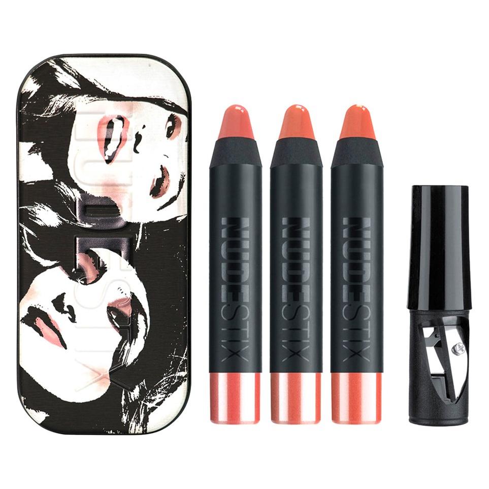 Nudestix Kit Founders Mini (blassrosa Nude, natürliches Nude mit Mauve-Untertönen, pfirsichrosa Nude) (P440074)