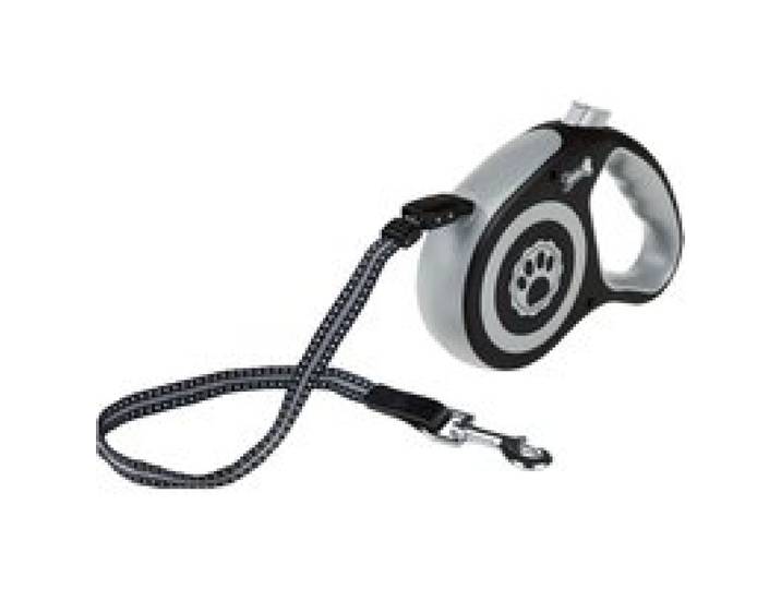 ZOOFARI® Laisse à enrouleur (gris, anthracite (petit))