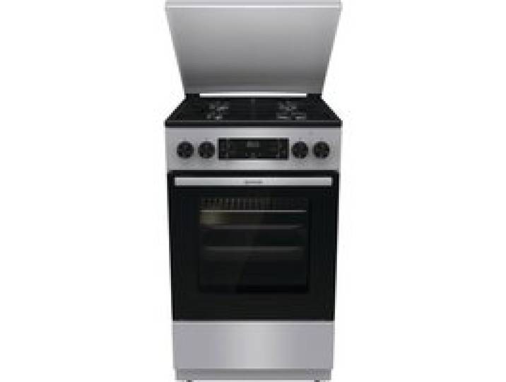 Cuisinière à gaz pose libre - Gorenje - Four électrique - 4 brûleurs à gaz - Gril infrarouge électrique