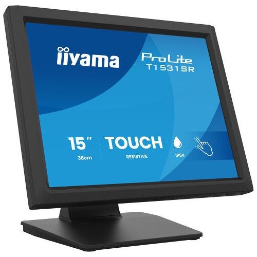 15" (38,10cm) iiyama ProLite T1531SR-B2S schwarz 1024x768 1xDisplayPort / 1xHDMI / 1xVGA