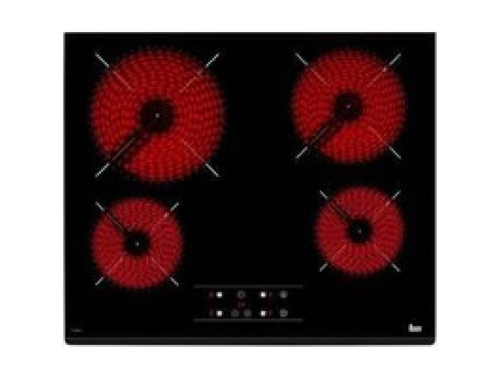 Plaque chauffante en céramique - Teka - TZ6415 - Intégré - Verre - 6300 W - Noir