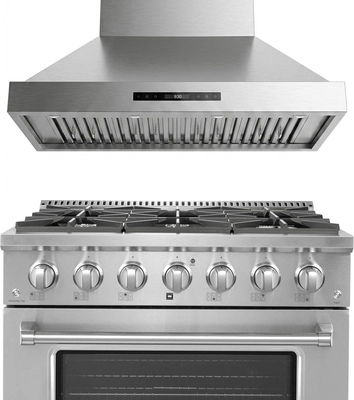 Proline Range Hoods "Proline 36"" All-Gas Range + Hood Bundle   Save 10%"