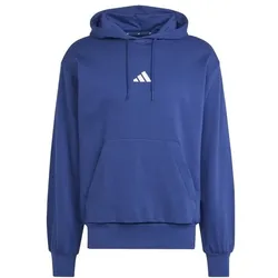 adidas Essentials Feelcozy Fleece Hoodie Herren - dkblue/white -