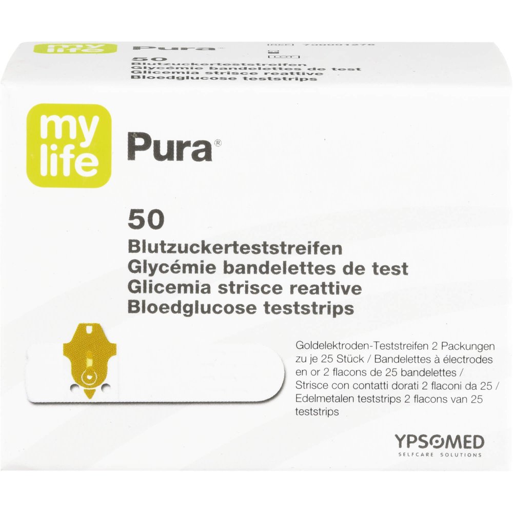 C P C medical GmbH & Co. KG Mylife Pura Blutzucker Teststreifen Cpc 00460003