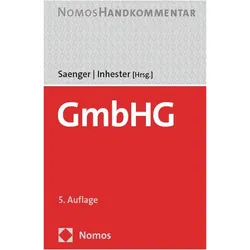 GmbHG, Fachbücher von Ingo Saenger, Michael Inhester