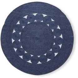 Outdoorteppich Renova ø 170 cm Polyester Blau