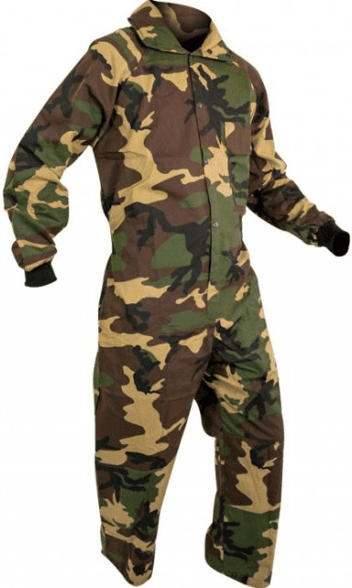Buddha Field Rental Overall Woodland (Storlek: XS)