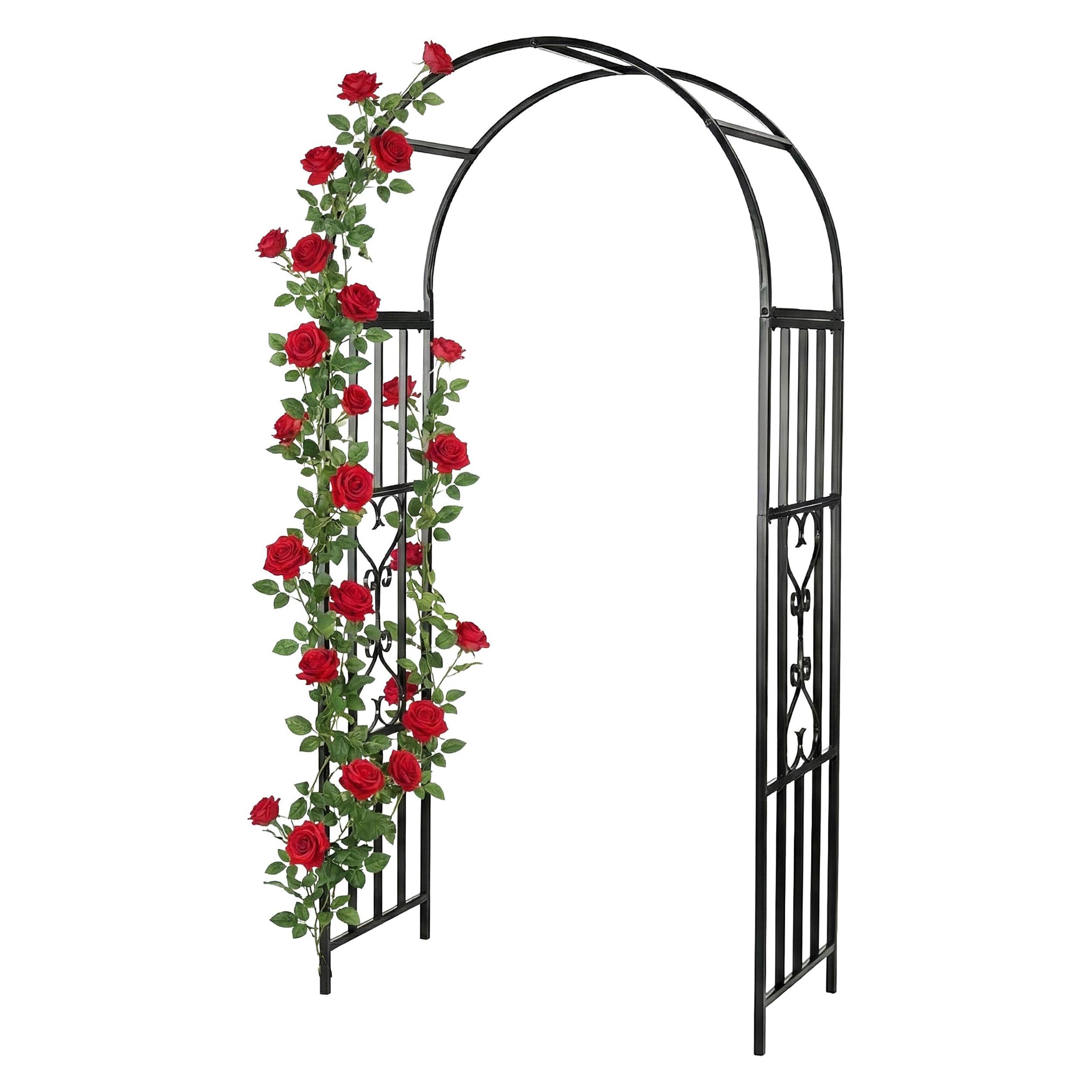 Relaxdays Rosenbogen (114 cm, 50 cm) (4052025528539)
