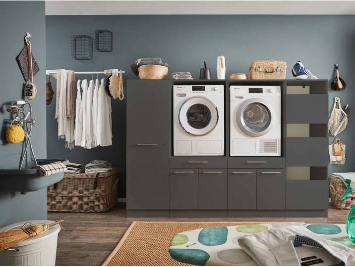 Bega BBK Laundrezzy Waschmaschinen-Umbauschrank in anthrazit