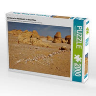 CALVENDO Puzzle Versteinertes Wal-Skelett im Wadi Hitan | 2000 Teile Lege-Größe 90x67cm Foto-Puzzle für glückliche Stunden
