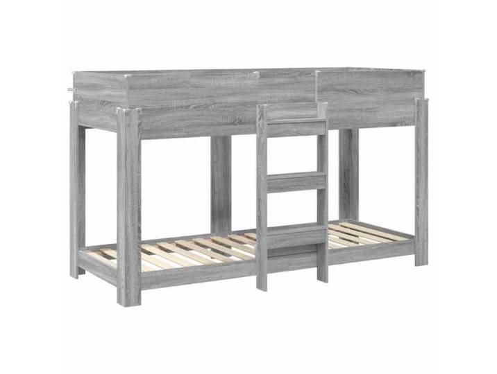Lit Superposé Lit simple - lit bébé/Structure de lit - pour Enfants - Gris Sonoma - 75 x 190 cm@164827