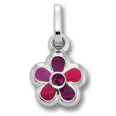 Kettenanhänger ONE ELEMENT "Zirkonia Blume Anhänger aus 925 Silber", silber, Schmuckanhänger, Mädchen, Silber 925 (Sterlingsilber), Kettenanhänger, Kleines Statement – persönlich, stilvoll, alltagstauglich