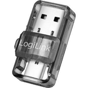 LogiLink USB-Bluetooth-Adapter BT0082, USB 3.0 & USB-C 3.0 Mini-Dongle, Bluetooth 6.0