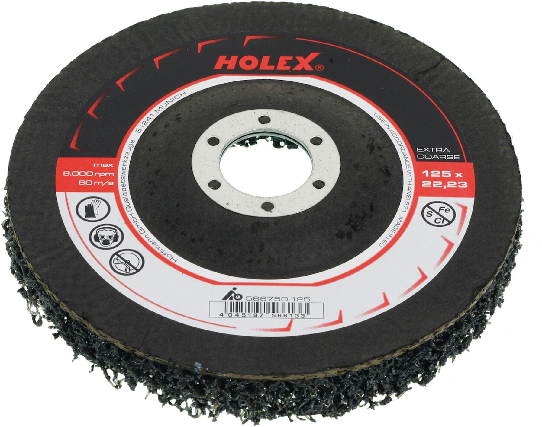 HOLEX Grobreinigungsscheibe SiC Scheibendurchmesser 125 mm (566750 125)