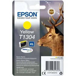 Original Epson Tintenpatrone C13T13044010 / T1304 Gelb