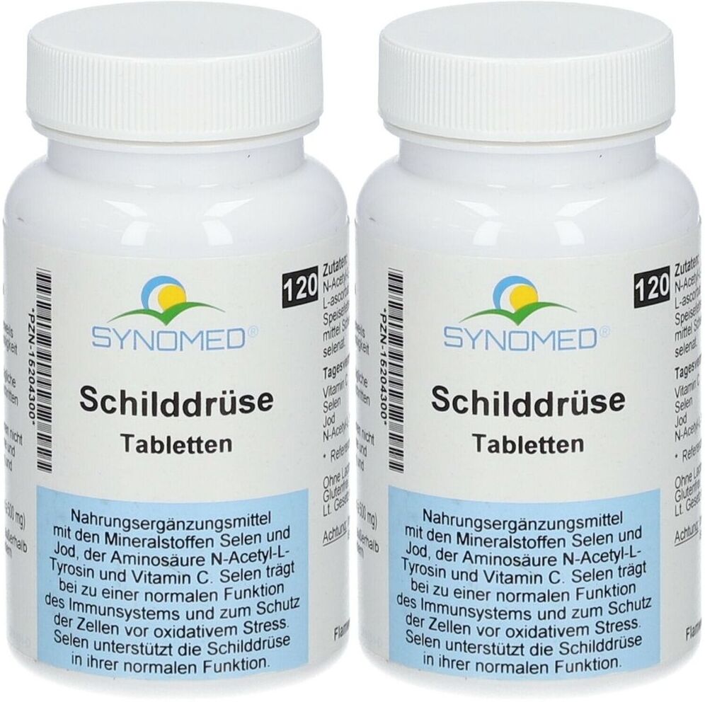SYNOMED Schilddrüse Tabletten 2x 2x120 St