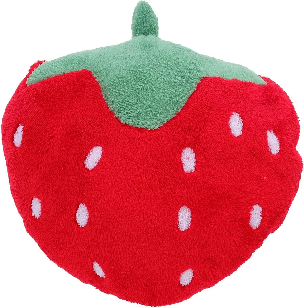 Rood Aardbeien Kussen - Pluche Decoratie Knuffel - 40 cm