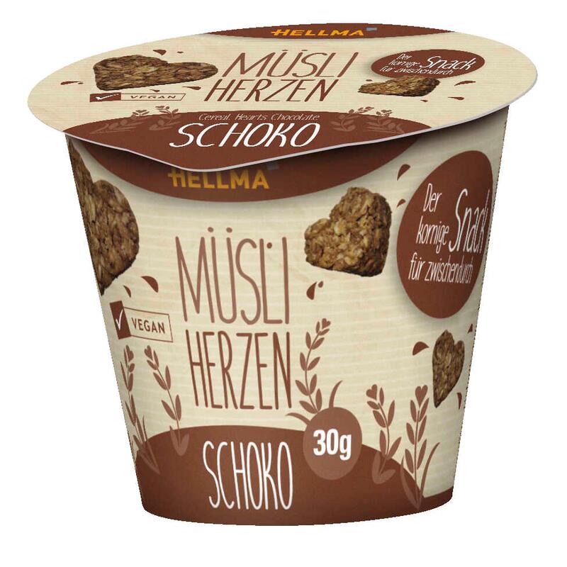HELLMA Müsli-Herzen Schoko 70103311