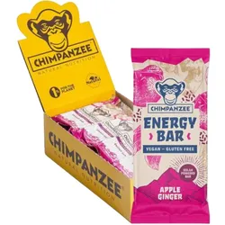 CHIMPANZEE Energieriegel Apple & Ginger 55g | 15 Riegel Box