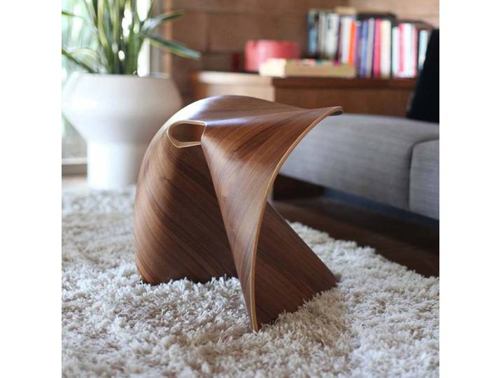Tabouret Moderne Nordique Simple en Bois Massif, Design Empilable, Chaise de Salle à Manger, Tabouret Irrégulier Créatif pour la Maison, Petit Tabouret, Chaise de Salon de Thé