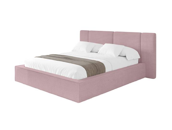 Polsterbett RIVO 200x200 cm Rosa - Poso 145