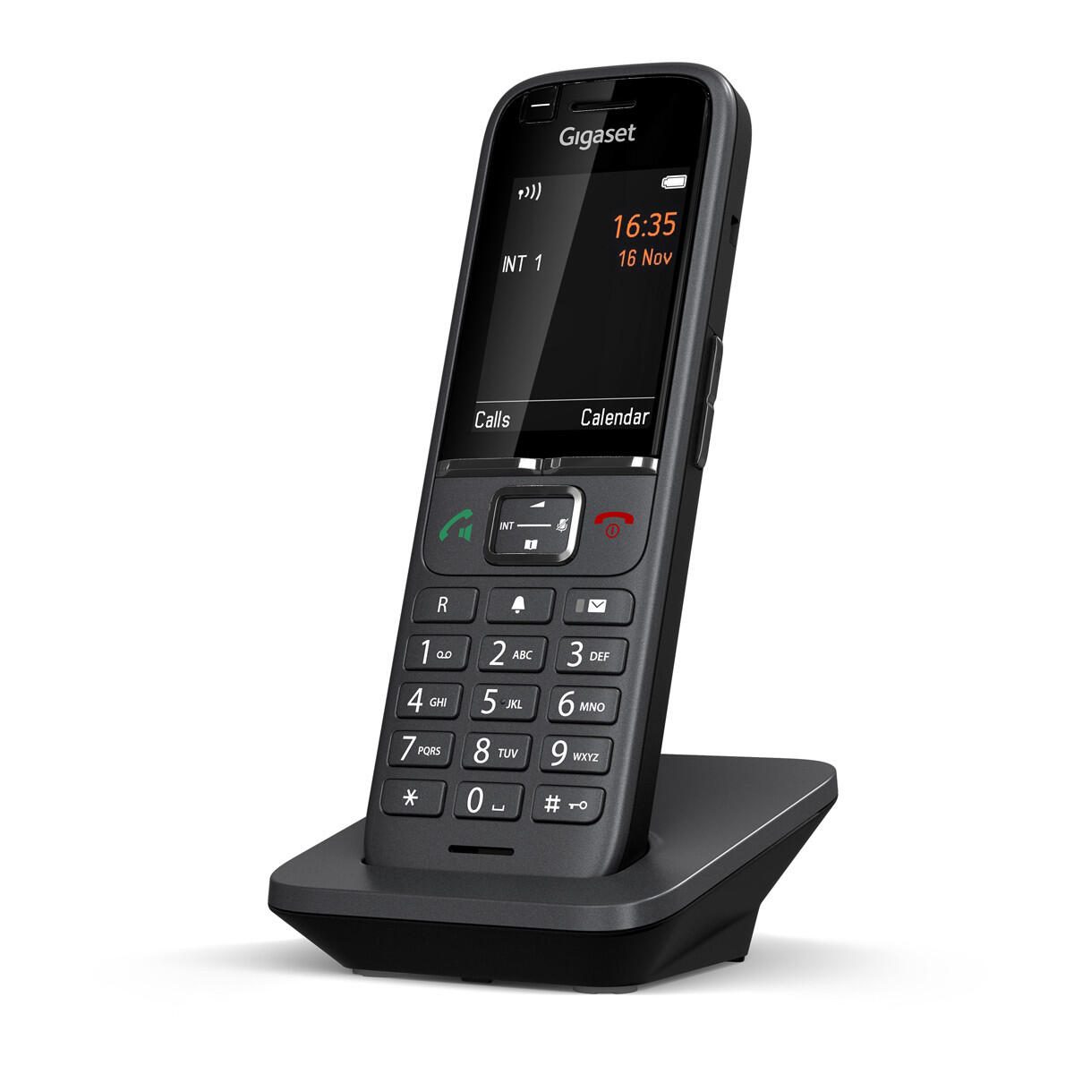 Gigaset S700H Pro Mobilteil mit Ladeschale - schwarz S30852-H2974-R102