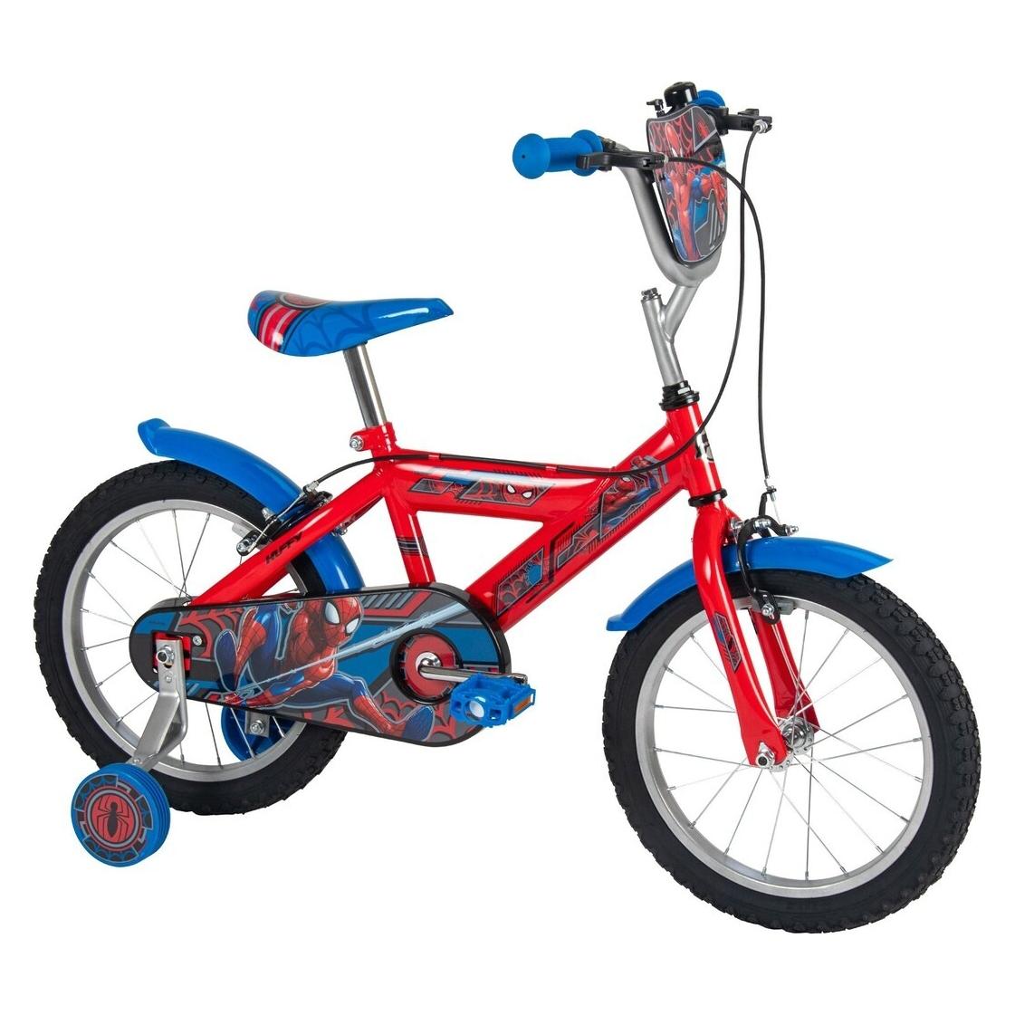 Huffy Huffy Marvel Spider-Man 16-Zoll-Fahrrad, für Kinder von 4 bis 6 Jahren (16") (21905W)