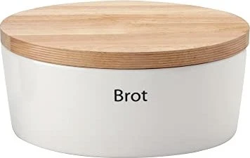 Continenta Brottopf - 30 cm x 23 cm x 13,5 cm - weiß