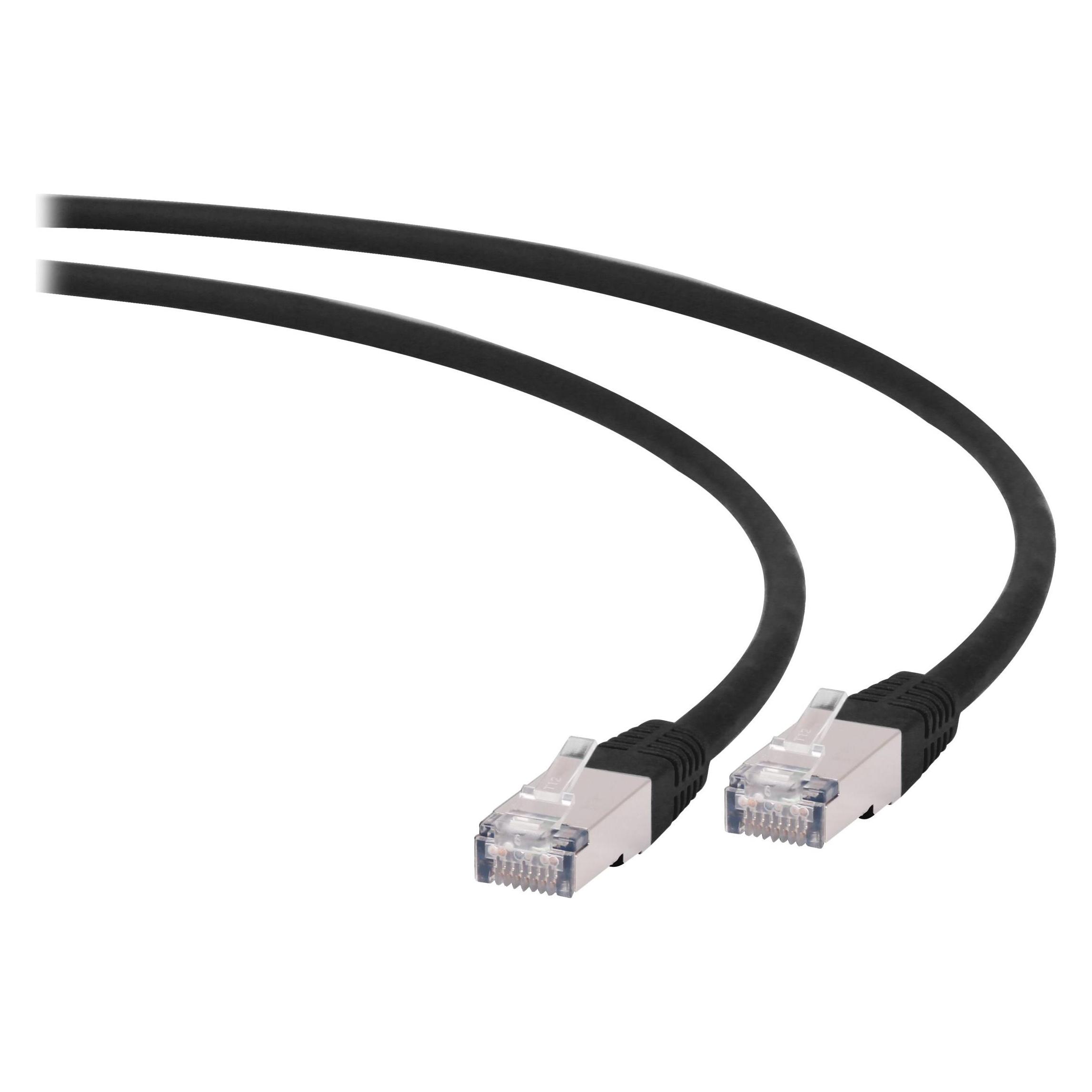 Gembird Patch-Kabel (S/FTP, CAT6a, 1 m) (PP6A-LSZHCU-BK-1M)