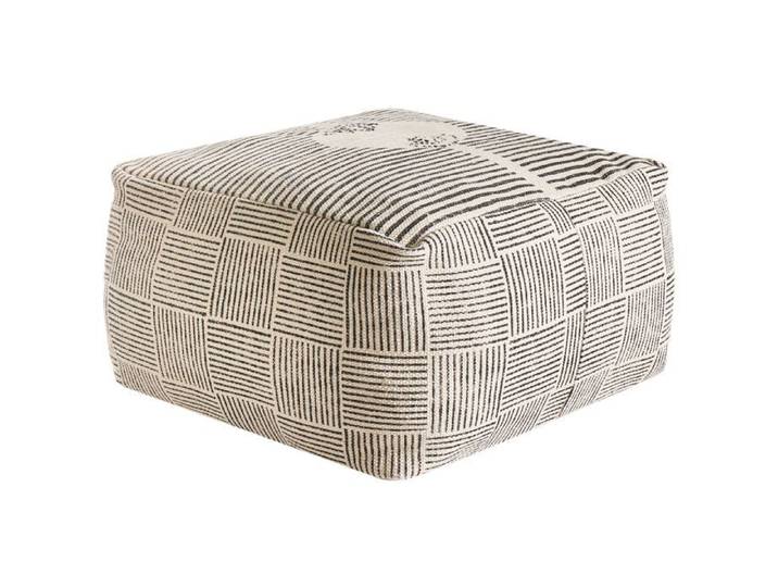 Pouf LUTZ Coton Gris