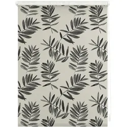 Lichtblick Rollo Klemmfix, ohne Bohren, blickdicht, Black Watercolor Branches - Schwarz