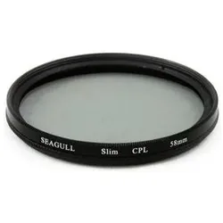 Seagull Filter Cpl Thin 49 mm polarizing filter for the camera (49 mm), Objektivfilter, Schwarz