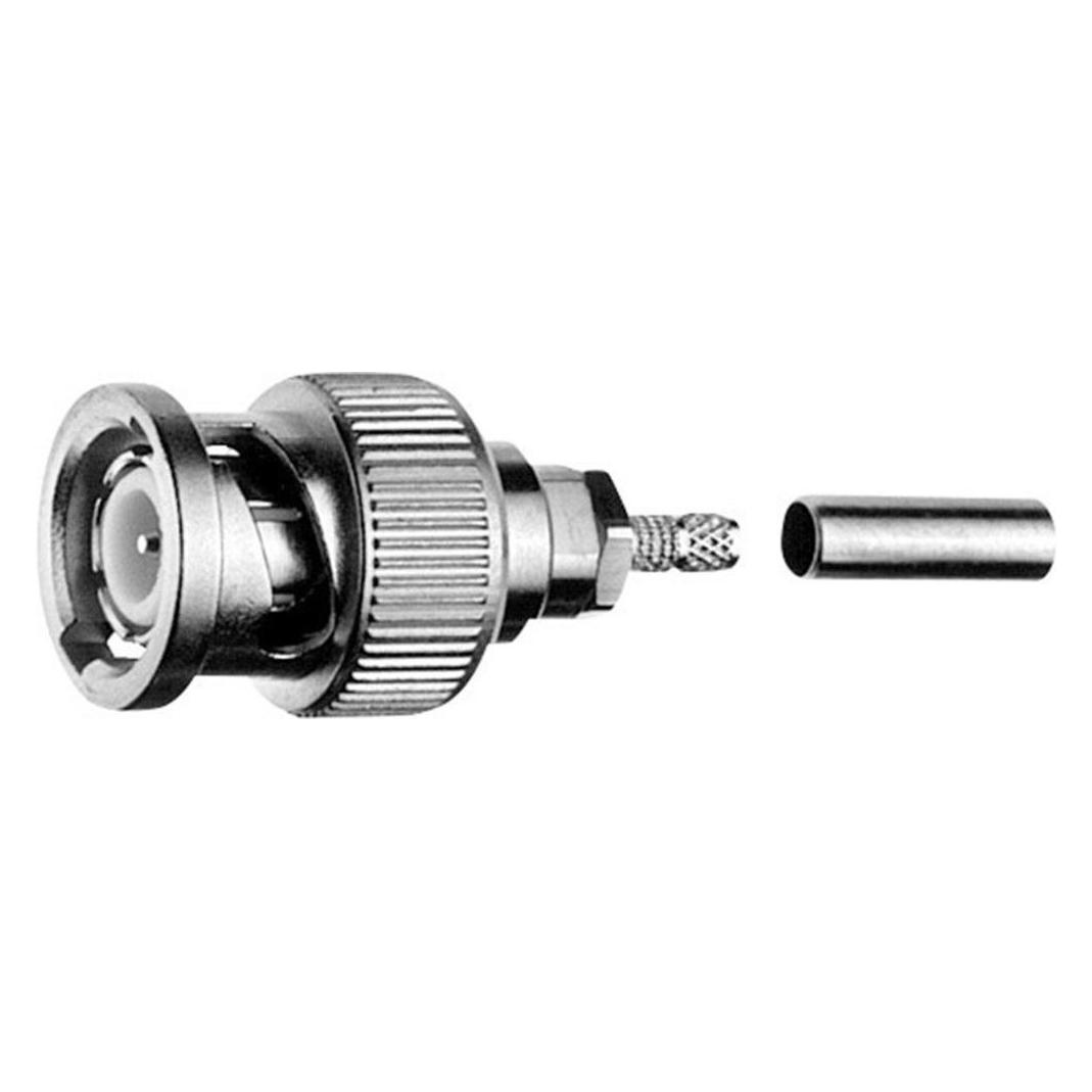 Telegärtner BNC-Kabelstecker Crimp G07, G29 50 Ohm, crimp/crimp, Basic, A2903, G07 (RG-316/U), G29 (0.45/1.4) (J01000L1294)