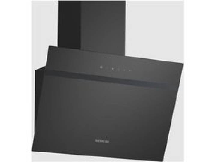 Siemens Hotte décorative inclinée 60cm 550m3/h noir - LC65KDK60