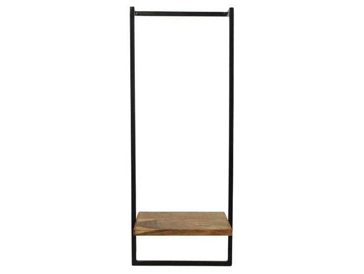 Wandschmuck Metall mit Holztablett h: 76 cm Kersten