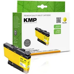 KMP Tintenpatrone ersetzt Brother »LC-3239XLY« gelb gelb
