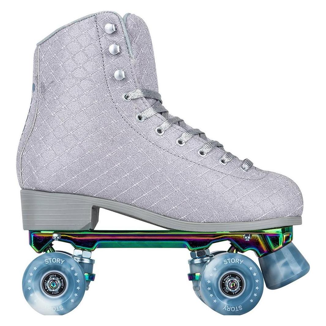 Story Phoenix Quad Skates glitzer-silber 42 (1101005032917) (42) (Story)