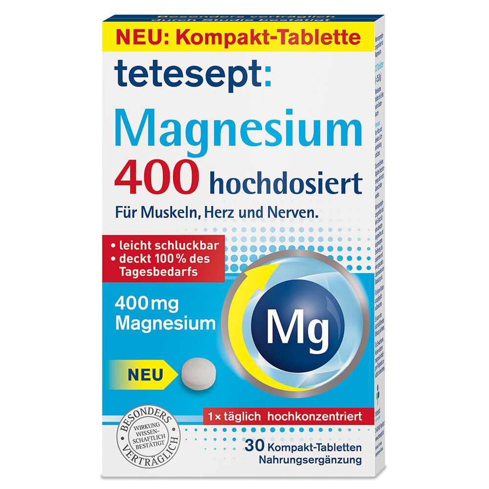 Tetesept Magnesium 400 hochdosiert Tabletten 30 St