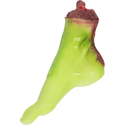 Halloween Dekoration - Gebrochener Fuß (grün)